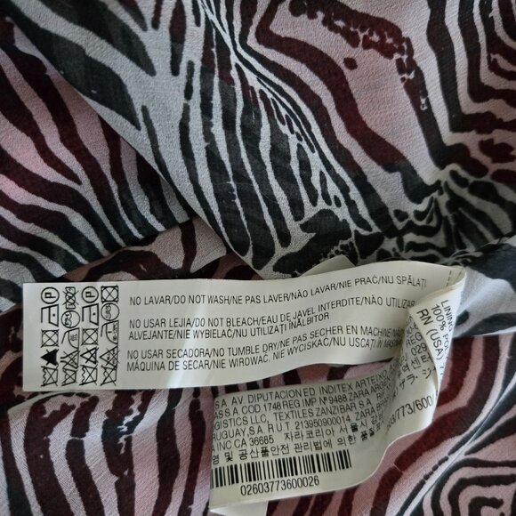 Zara Boucle Blazer Cardigan SZ S - Picture 10 of 10